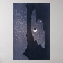 Månereflexion Print