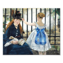 Manet det järnväg trycket fotografi
