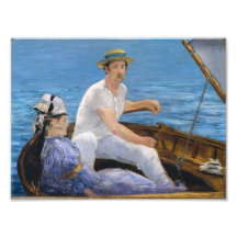 Manet roddtryck fotografiskt tryck