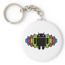 Mång- kulör Droid armé