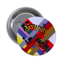 Mångfald är verklighet knäppas pins