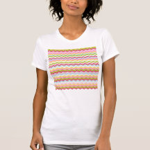 Mångfärgad sparresicksack t shirts