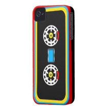 Mångfärgat kassettIphone 4/4S fodral Case-Mate iPhone 4 Cases