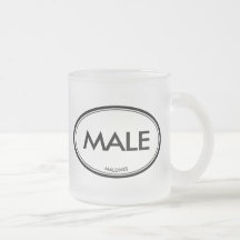 Manlig Maldiverna Mugg