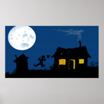 Manspring för Outhouse Print