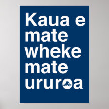 Maori Proverb Affisch