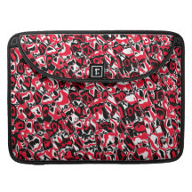 Marbleized abstrakt virvlar runt sleeves för MacBook pro