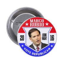 Marco Rubio för presidenten 2016 Knappar Med Nål