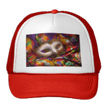 Mardi Gras - fira Mardi Gras Mesh Kepsar