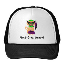 Mardi Gras kattunge Kat Keps
