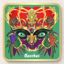 Mardi Gras Mythology sombacchusen beskådar, antyde Kopp Underlägg