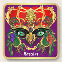 Mardi Gras Mythology sombacchusen beskådar, antyde Dryck Underlägg
