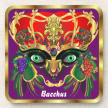Mardi Gras Mythology sombacchusen beskådar, antyde Kopp Underlägg