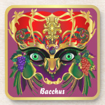 Mardi Gras Mythology sombacchusen beskådar, antyde Glas Underlägg