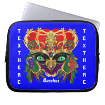 Mardi Gras Mythology sombacchusen beskådar, antyde Laptopfodral