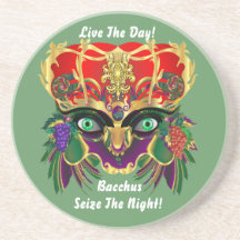 Mardi Gras Mythology sombacchusen beskådar, antyde Glasunderlägg