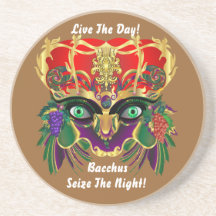 Mardi Gras Mythology sombacchusen beskådar, antyde Dryck Underlägg