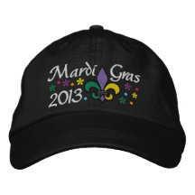 Mardi Gras - SRF Broderade Kepsar