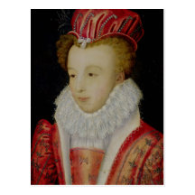 Marguerite de Valois c.1572 Vykort