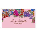 Marie Antoinette i blomma~-visitkortar