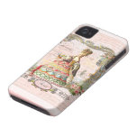 Marie Antoinette i rosor iPhone 4 Case