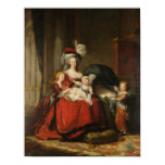 Marie Antoinette och henne barn affischer