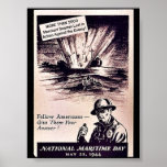 Maritim dag för medborgare posters