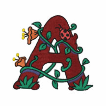 Märka broderad skjorta för skog monogramen polo