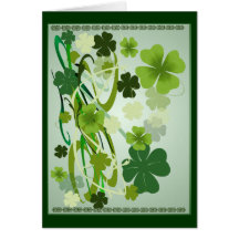 Märkes- Shamrockskort