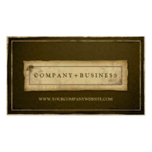 Märkes- visitkort för vintageGrungeprofessionell