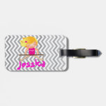 Märkre för bagage för personliggymnastikflicka luggage tag