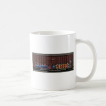 Märkt Boxcartåg Kaffe Muggar