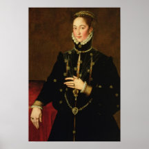 Marquesa av Las Navas, c.1559 Affisch