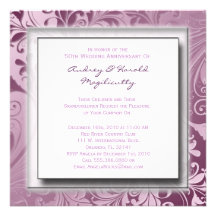Marriage Anniversary Party Invite