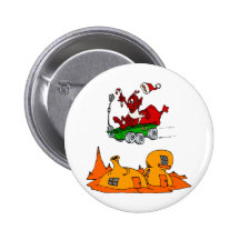 Martian Santa rover Pins