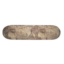 Martin Waldseemuller världskarta 1507 Skate Decks