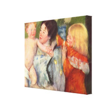 Mary Cassatt målning Kanvasduk Med Gallerikvalitet