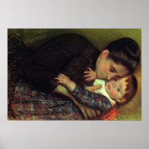 Mary Cassatt målning Print