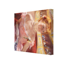 Mary Cassatt målning Sträckta Canvas Tryck