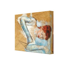 Mary Cassatt målning Sträckta Canvas Tryck