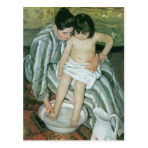 Mary Cassatt målning Vykort