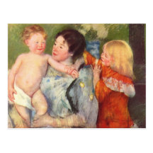 Mary Cassatt målning Vykort
