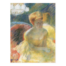 Mary Cassatt målning Vykort