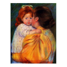 Mary Cassatt målning Vykort