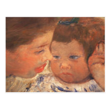 Mary Cassatt målning Vykort