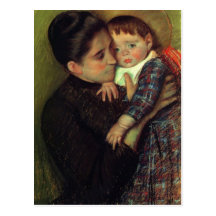 Mary Cassatt målning Vykort