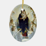 Mary med änglar - Regina Angelorum Julgransdekoration