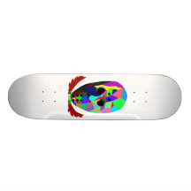 maskera färger skateboard deck
