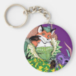 Maskeradräv Keychain Nyckel Ring