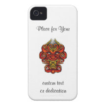 Maskerar den orientaliska demonen för det kalla te iPhone 4 hud
